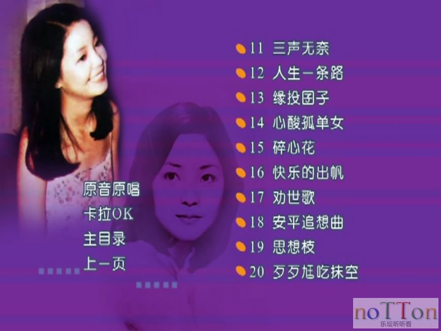 邓丽君 - 闽南名曲精选 卡拉OK 菜单第2页.JPG